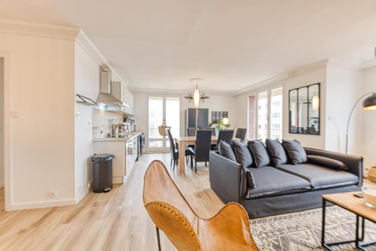 גרנובל Magnificent Apartment, 4 Bedrooms, Fiber Wifi מראה חיצוני תמונה